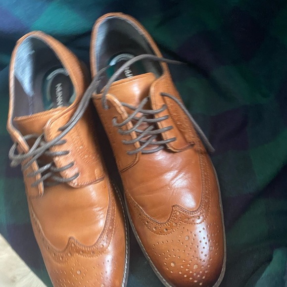 mens nunn bush 11 1/2 wing tip dress shoes - Picture 2 of 8